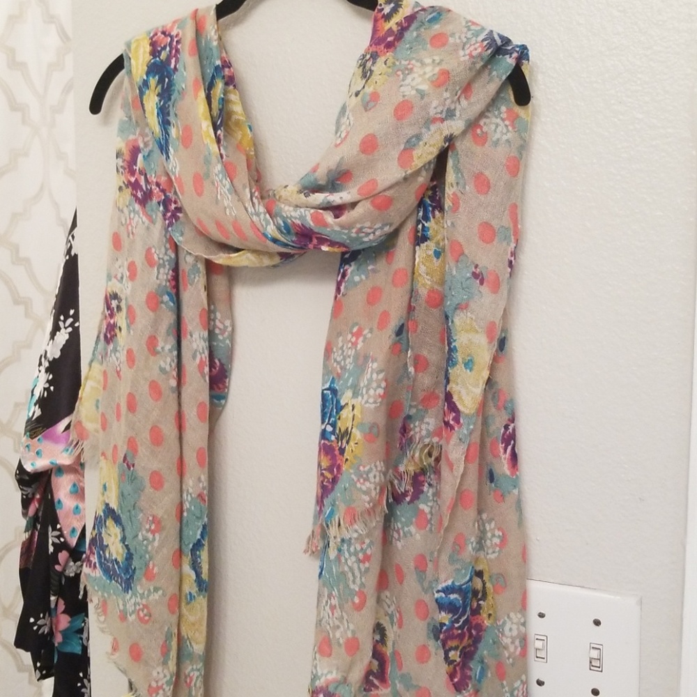 Floral scarf
